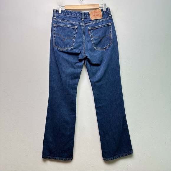 LEVI’S 592 Bootcut Dark Wash Zip Fly Five  Pocket Jeans 9M - Picture 2 of 7